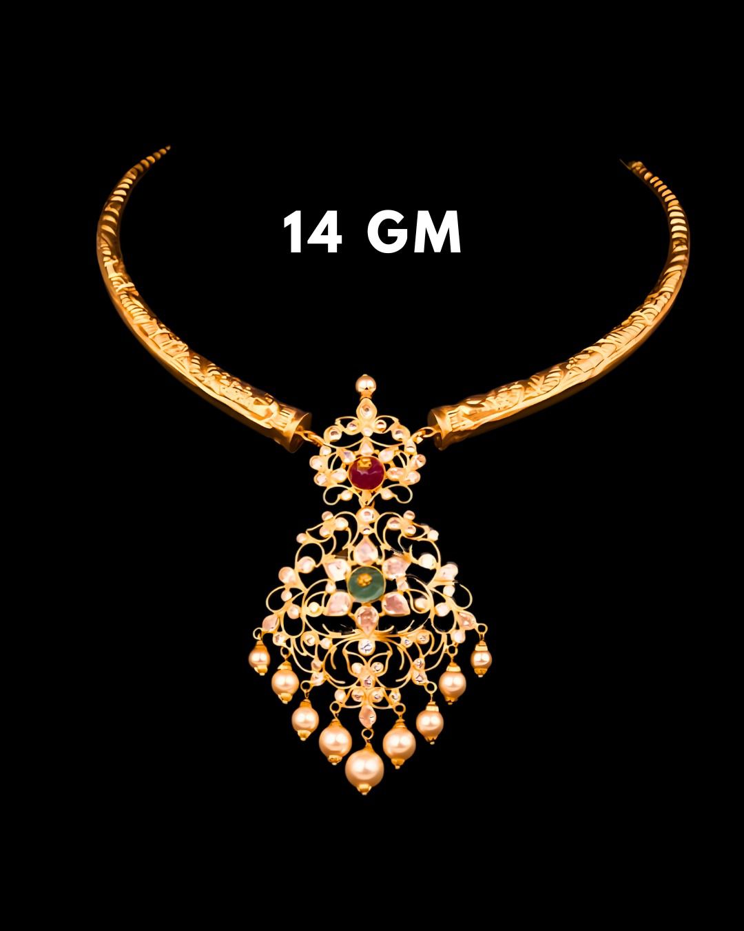 Kimtee Jewellers - Gold Pearl Necklace